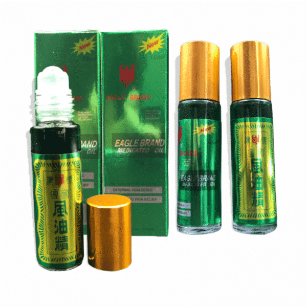 Combo 3 chai Dầu xanh Con Ó dạng lăn 10ml