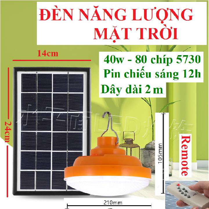 Đèn UFO năng lượng mặt trời kéo dài 2m-25w hoặc 40w