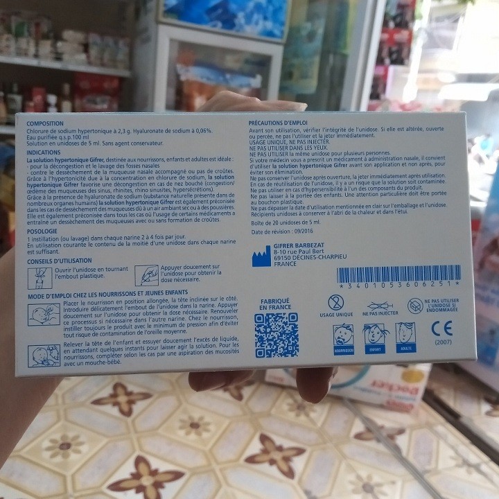 NƯỚC MUỐI SINH LÝ GIFRER
