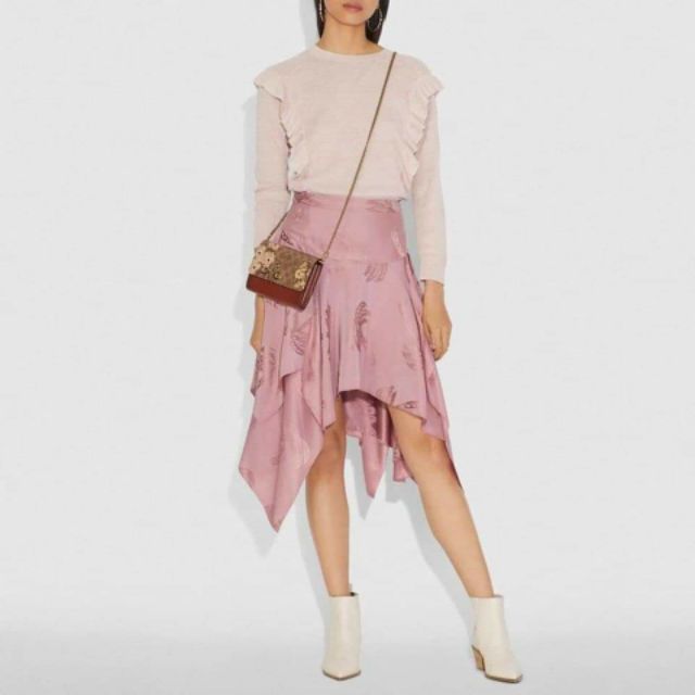 Túi đeo chéo COACH MARLOW FLORAL Hàng Auth
