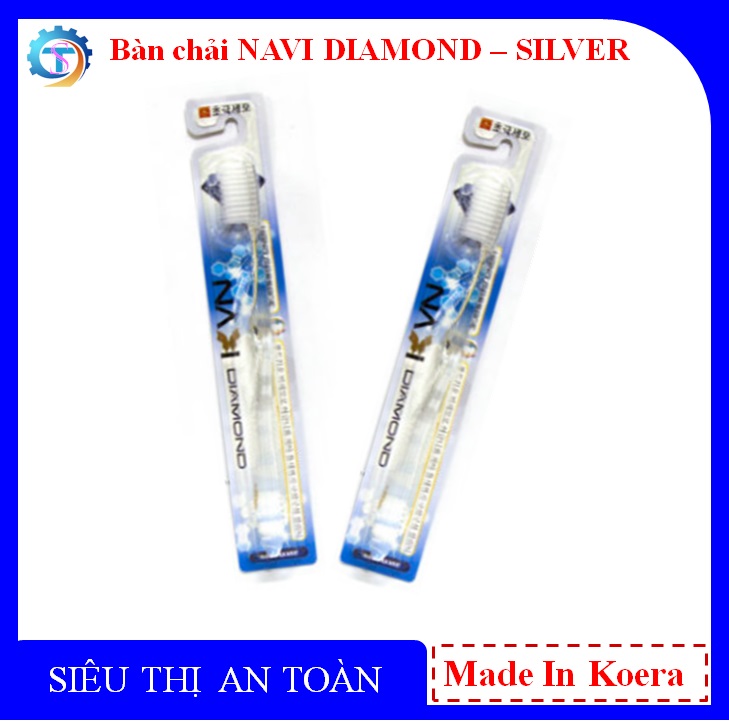 Bàn chải đánh răng NAVI DIAMOND – SILVER Hàn Quốc