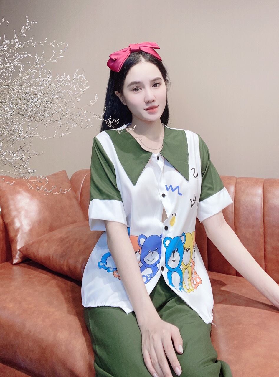 [TNKT] Đồ Bộ Nữ Đẹp - Kate Lụa Mịn Mặc Thoáng Mát - Xinh Xắn 1 size từ 43kg đến 58kg