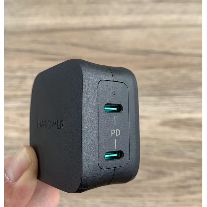 [Original] Cốc sạc nhanh RAVPOWER 2 cổng USB-C PD 40W