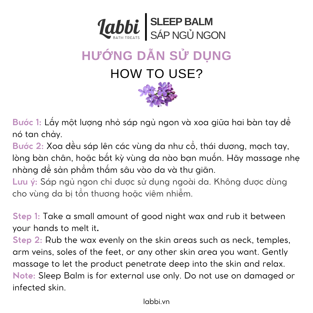 Sáp ngủ ngon DEEP SLEEP [Labbi] Sleep Balm