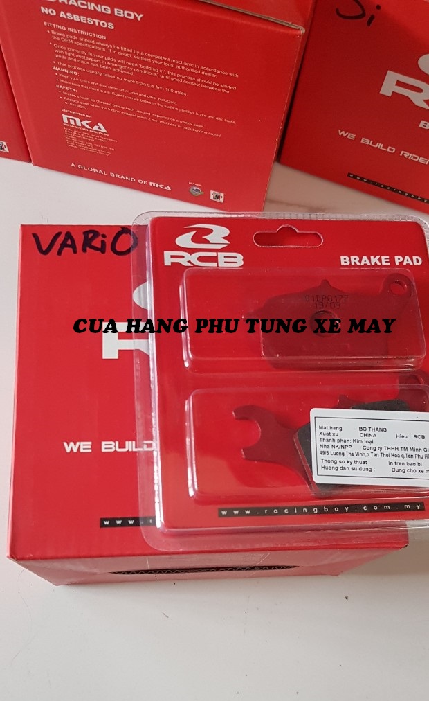 Bố thắng đĩa trước RCB gắn VARIO