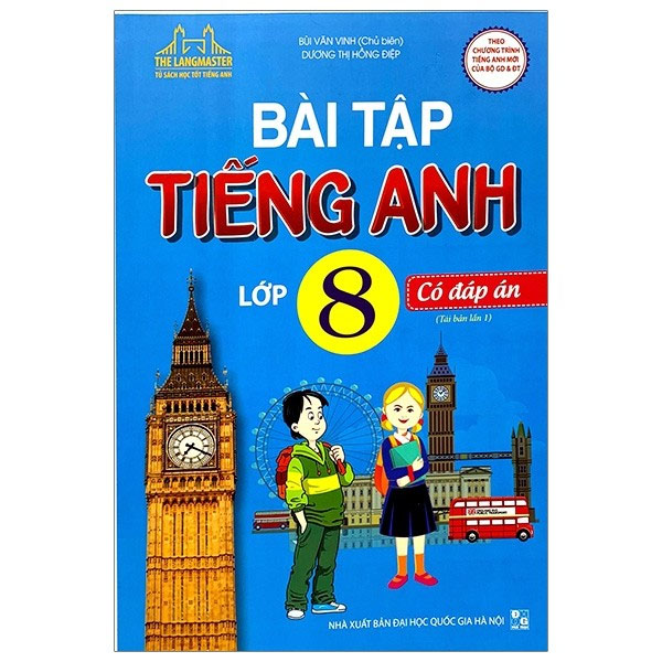 Bài tập tiếng Anh lớp 8 - Có đáp án