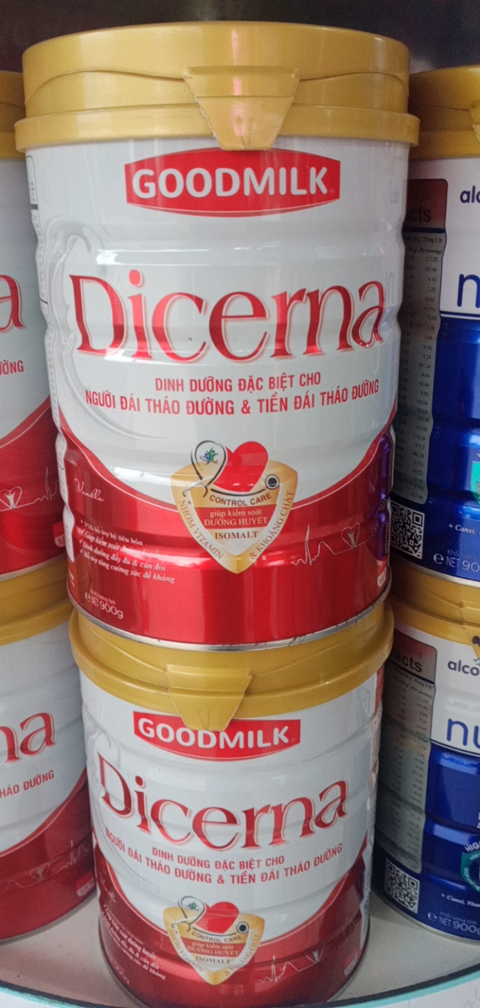 sữa GOODMILK Dicerna ( dành cho người tiểu đường ) lon 900g .