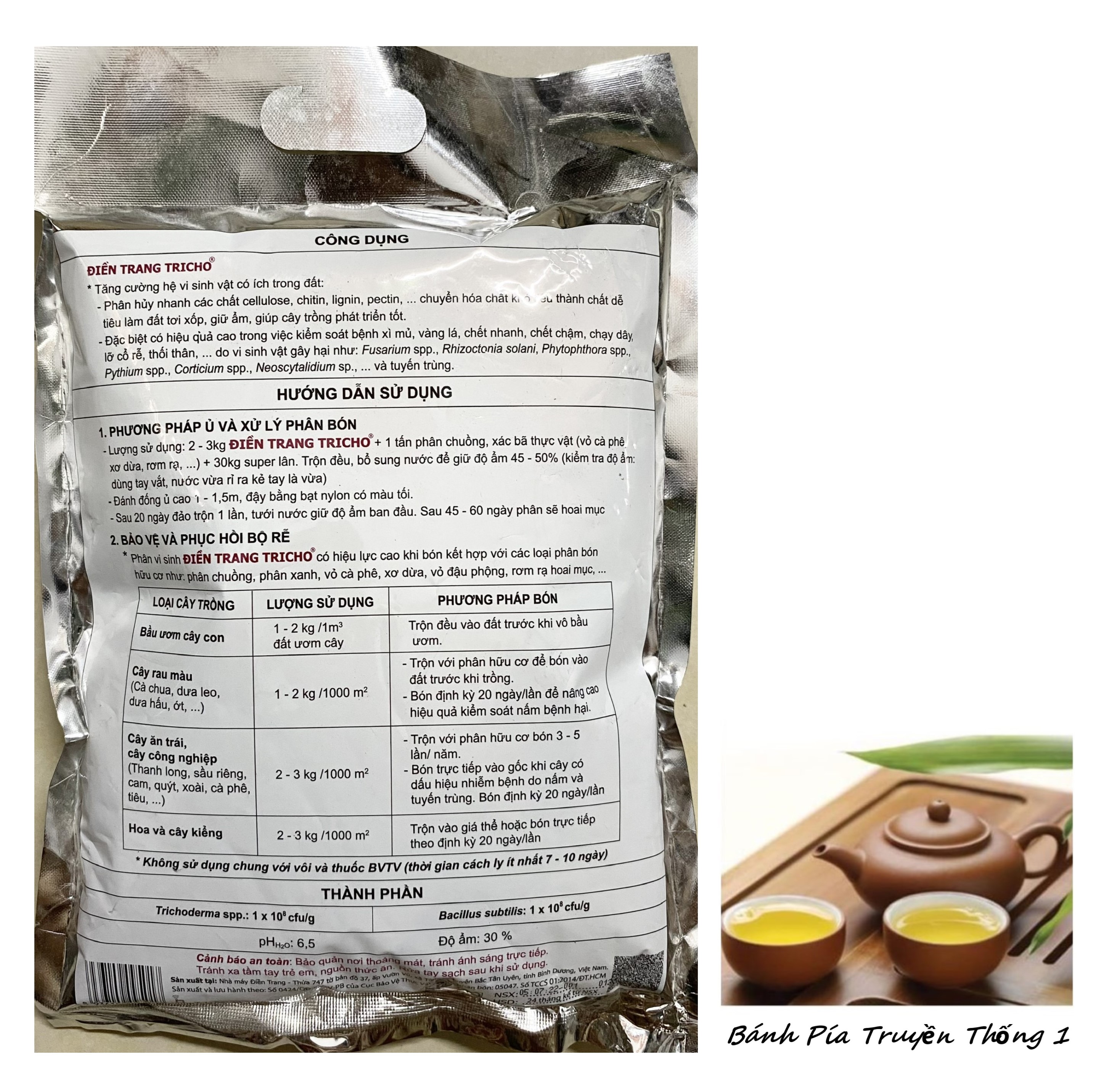 Trichoderma (Chuyên Dùng để Ủ Phân Hữu cơ & Kiểm soát Nấm bệnh) - #621A# 1kg