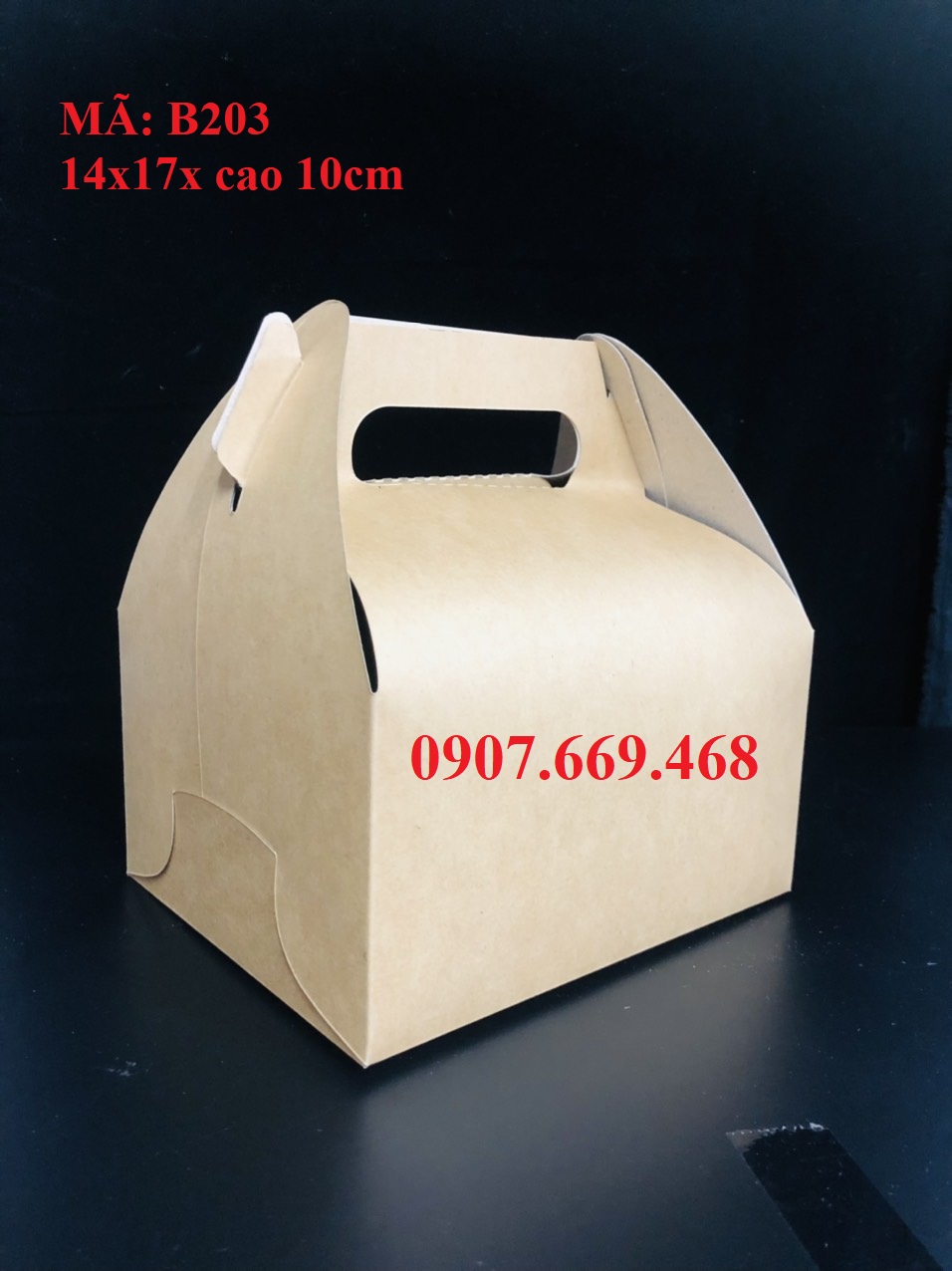 HỘP GIẤY TAKEAWAY QUAI XÁCH 100 cái/đơn