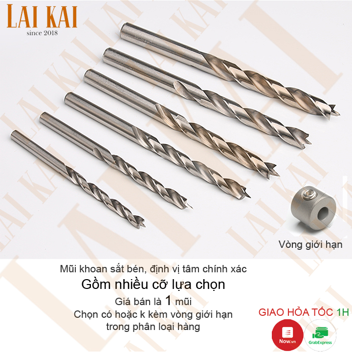 [HCM]Mũi khoan gỗ cao cấp