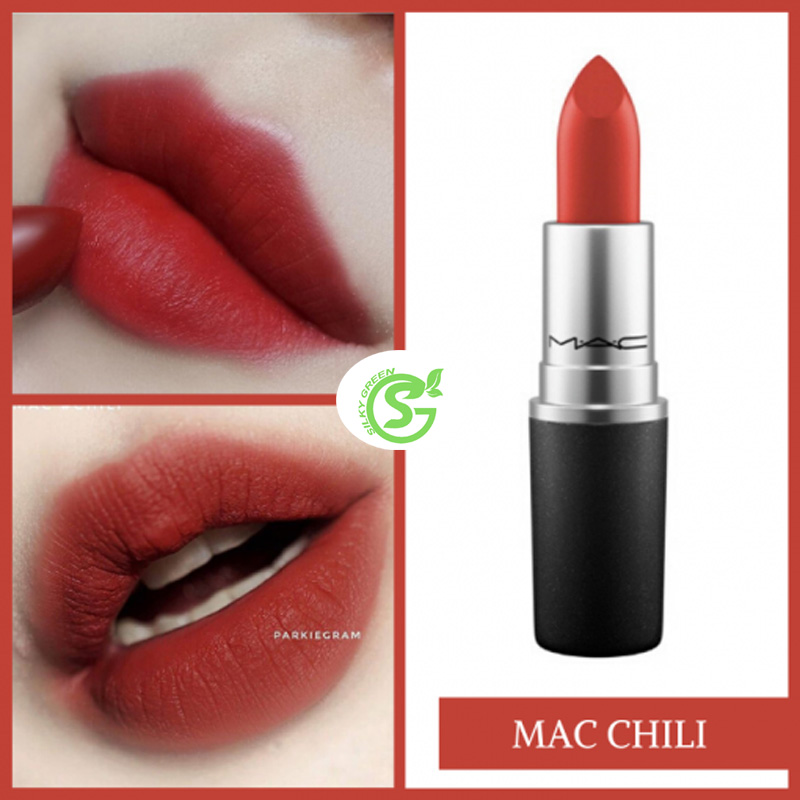 Son MAC Lì Chili 602 Màu Đỏ Gạch