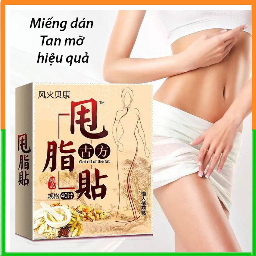 Miếng dán tan mỡ bụng hiệu quả nhanh chóng