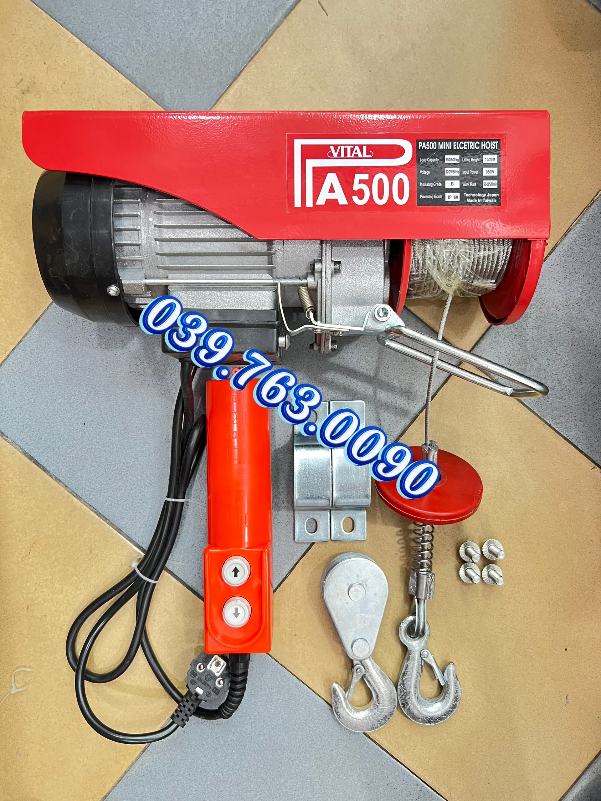 Máy tời điện 500kg