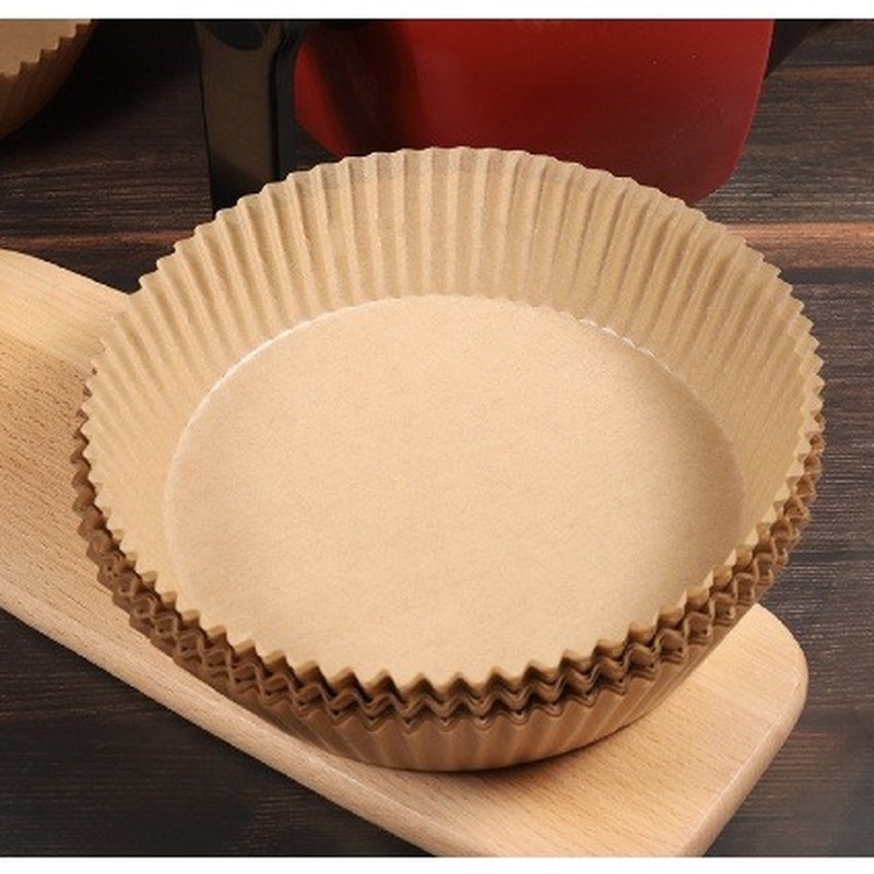 Set 50 Giấy Nến Lót Nồi Chiên Không Dầu, Kích Thước 20 cm