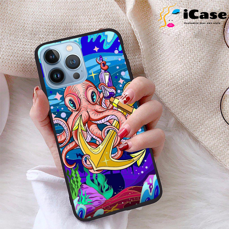 Ốp lưng iphone 13 pro max viền dẻo tpu bst sea