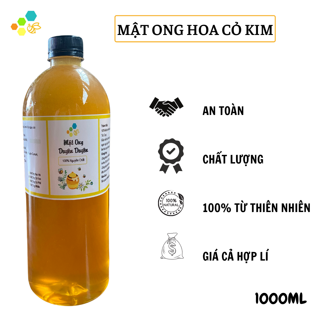 Mật ong Hoa Cỏ Kim nguyên chất
