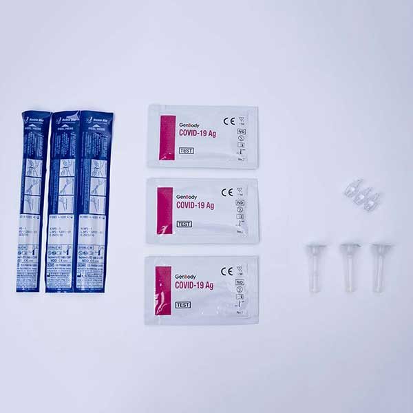 Bộ kit test nhanh covid 19 - Genbody - (bộ combo : 10 kit test).