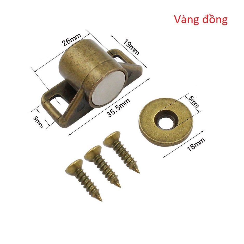 Khóa nam châm hít mạnh dùng gắn tủ quần áo, học bàn, cửa chắc chắn. TH1133