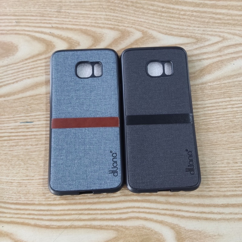 Ốp lưng Samsung S7edge dẻo màu lưng vải thời trang