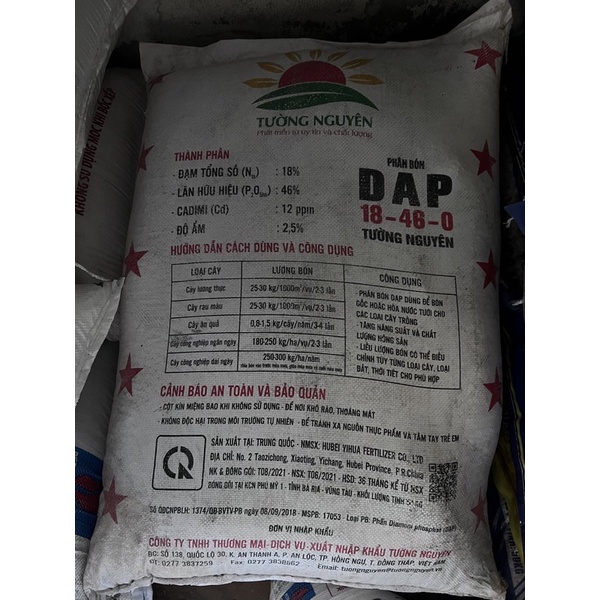 Phân bón DAP (D.A.P) 18-46-0 gói (100g-250g-500g-1kg)