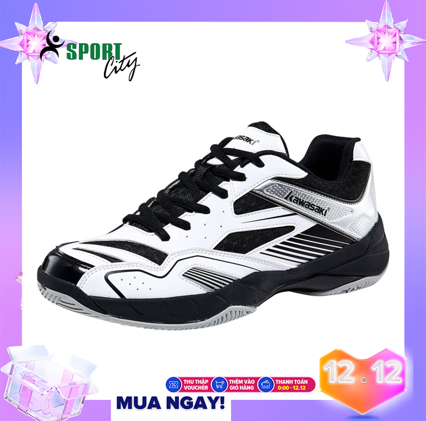 >> SO SÁNH GIÁ GIÀY CẦU LÔNG, BÓNG CHUYỀN KAWASAKI K080 MÀU TRẮNG XANH, ÊM ÁI, THOÁNG KHÍ, CHỐNG LẬT CỔ CHÂN, DÀNH CHO NAM VÀ NỮ ĐỦ SIZE | Shopee Lazada Sendo Tiki | Nên mua ở đâu rẻ nhất 218 Giày thể thao nam cầu lông Kawasaki K159 chuyên nghiệp, màu xanh và màu trắng , Bảo hành toàn quốc , bền và êm chân - Giày bóng chuyền Kawasaki