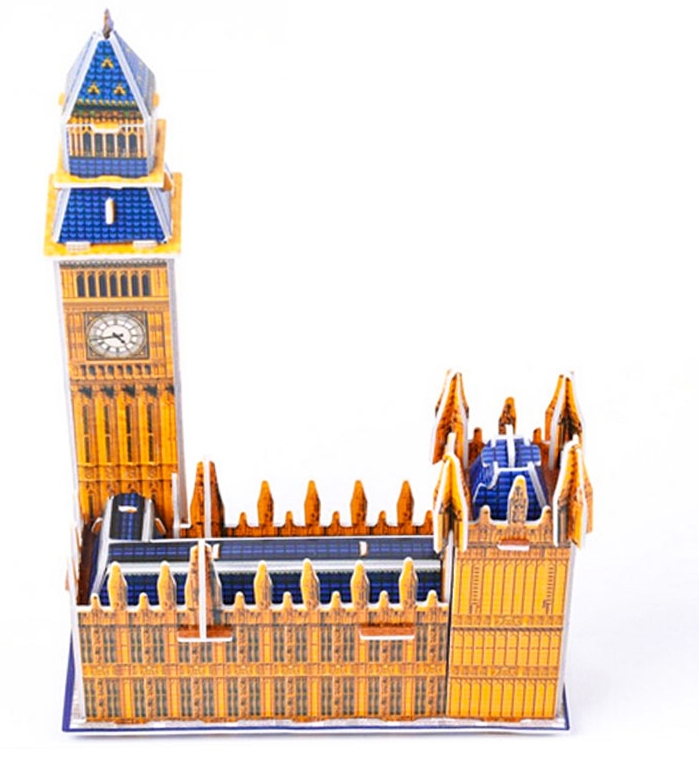 Đồ Chơi Mô Hình Giấy 3D Magic Puzzle: Tháp Đồng Hồ Big Ben B568-1 (190 Chi Tiết)
