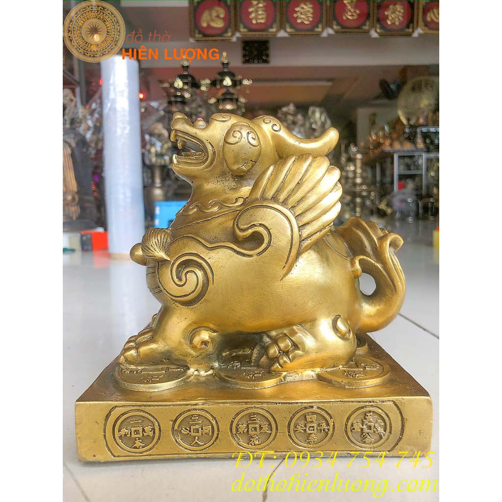 Tỳ Hưu Ngồi Bệ Bằng Đồng Để Két, Bàn Thờ Thần Tài Đủ Các Cỡ