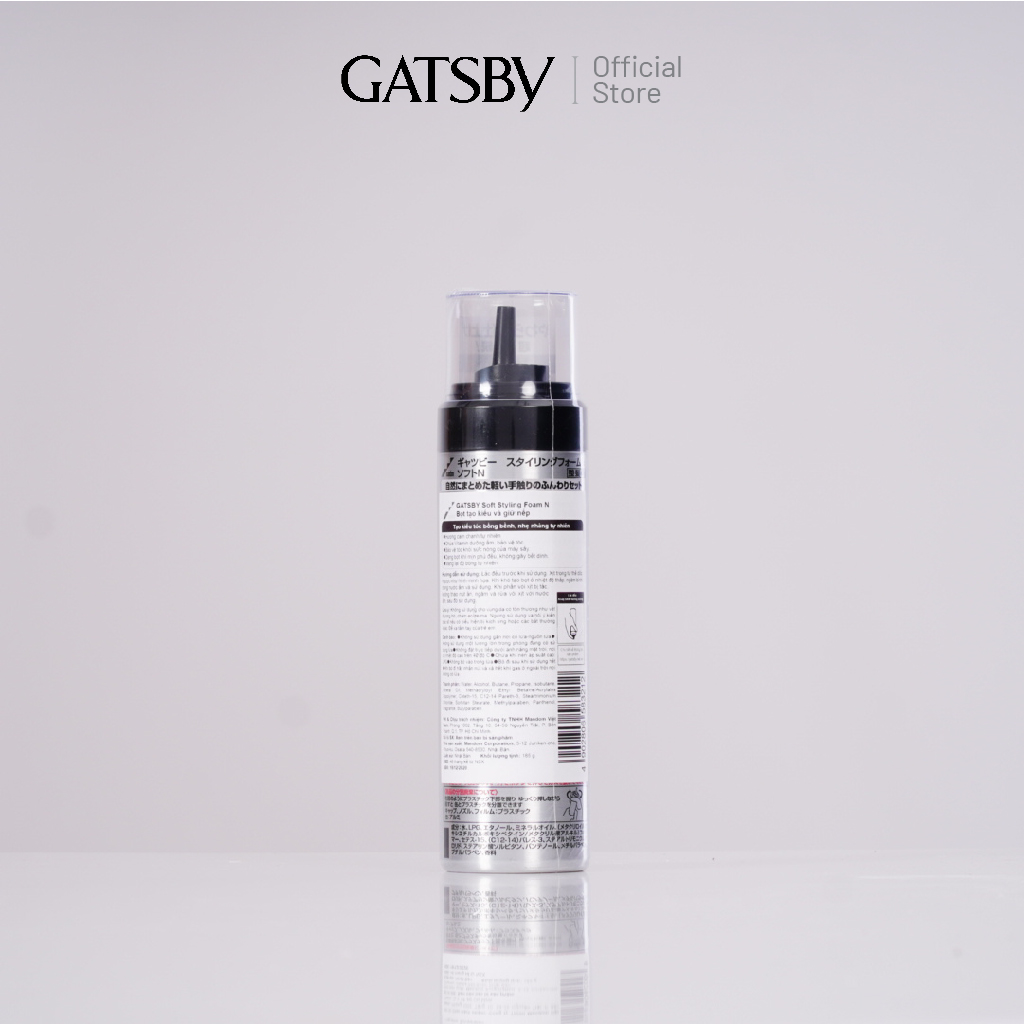 Bọt tạo kiểu tóc GATSBY SOFT STYLING FOAM N 185g