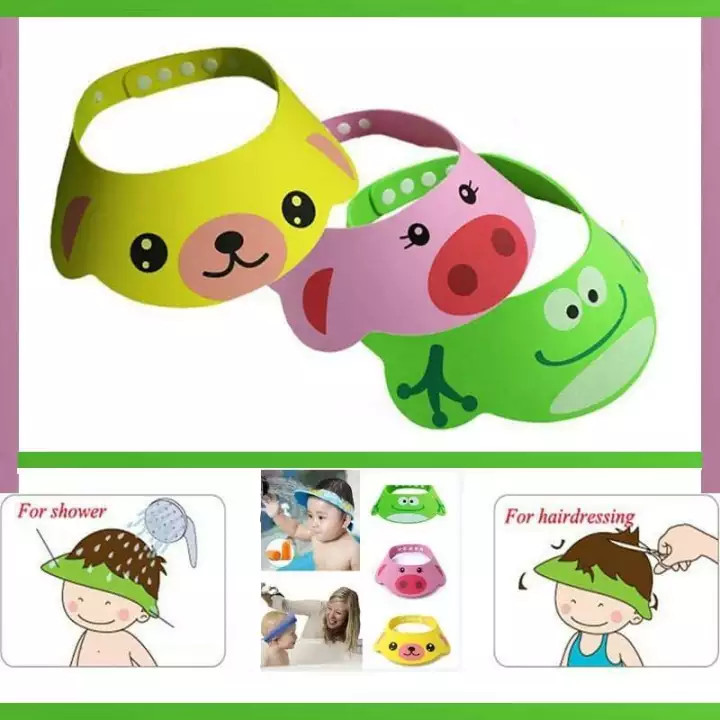 Nón gội đầu hoạt hình cho bé chống ngộp nước