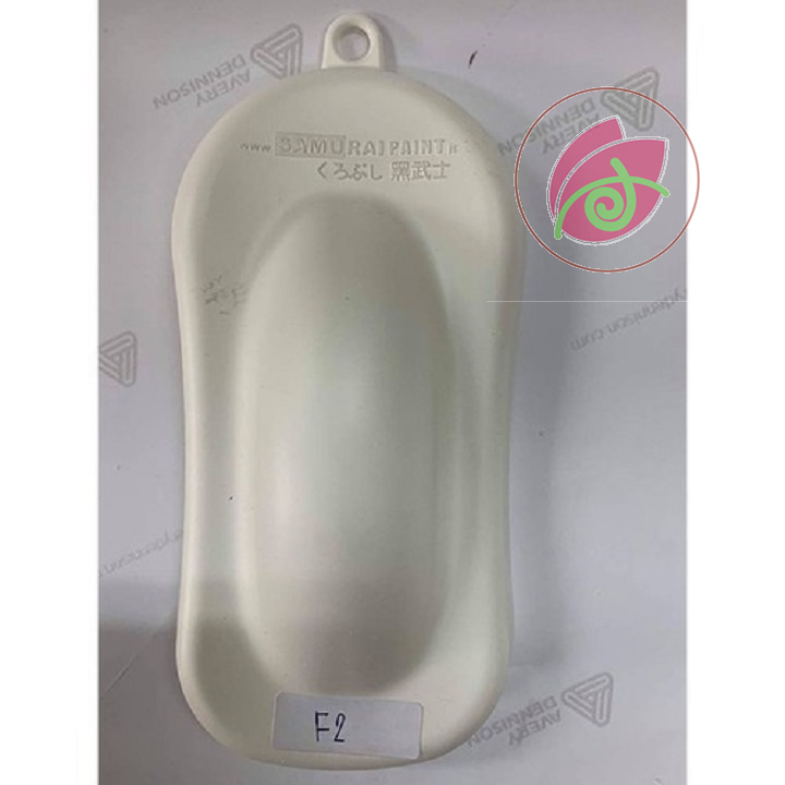 SƠN XỊT xe máy SAMURAI MÀU TRẮNG NHÁM TRẮNG MỜ F2 400ML