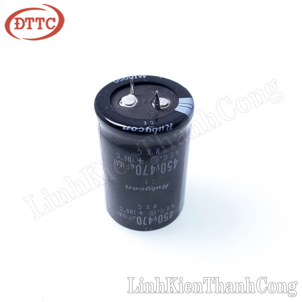 Tụ 470uF 450V Chân Cứng (30x50mm)
