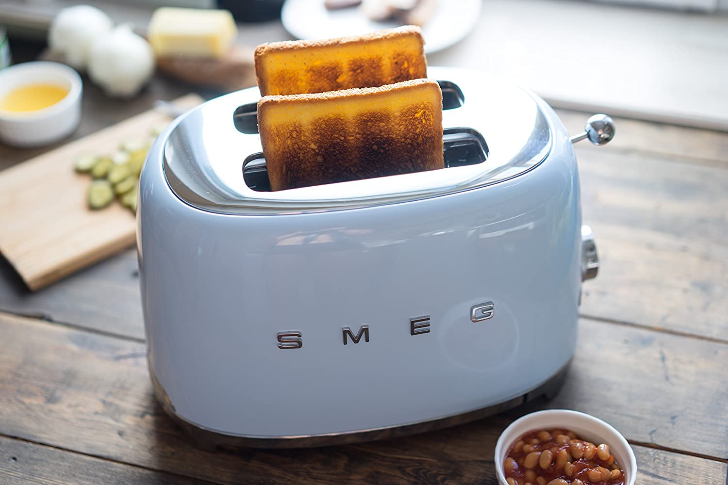 [Trả góp 0%]Máy nướng bánh mì Smeg TSF01PBEU