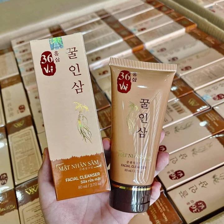 [HCM]Sữa rửa mặt sâm đỏ 36 Vị Meea Origin 80ml