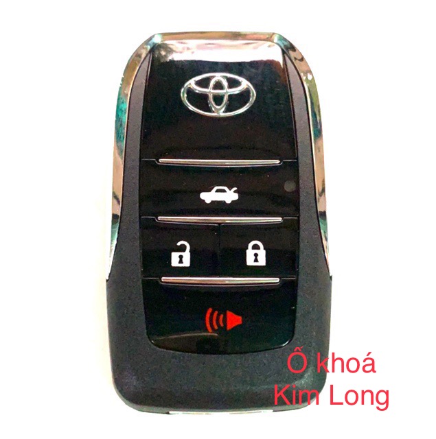 [HCM]Chìa khoá độ gập theo chìa zin xe CAMRY 4 nút
