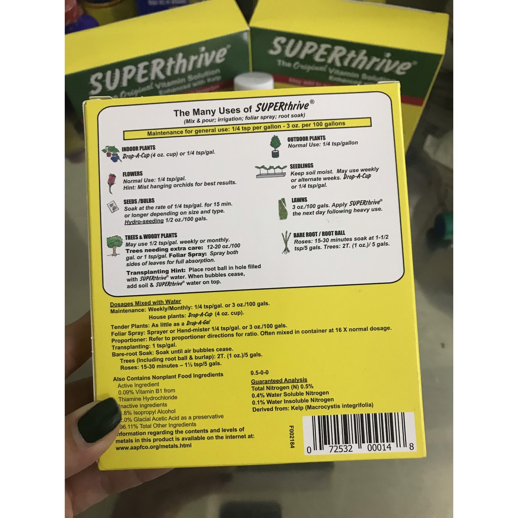 Phân bón hoa Lan Superthrive 120ml - Nhập khẩu Mỹ