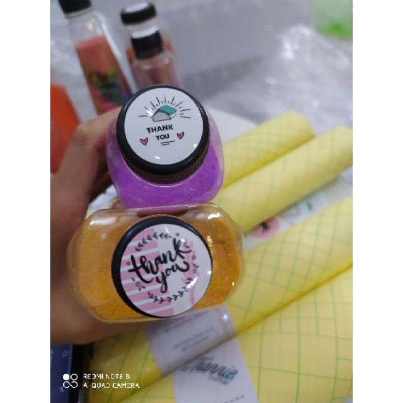 combo 100c tem dán thank you 2.5cm có sẵn keo
