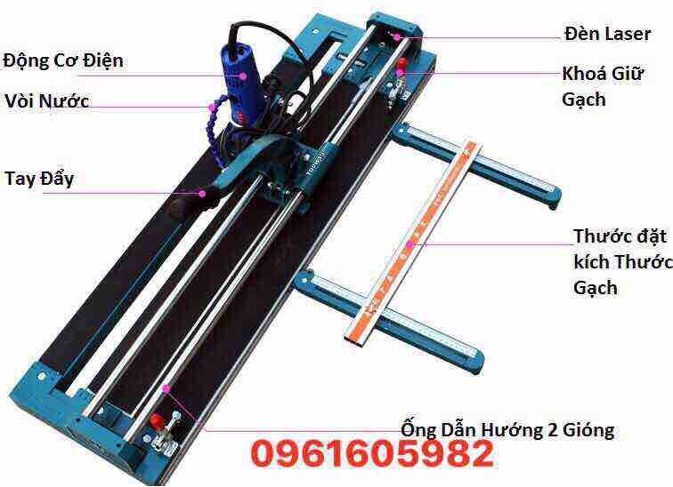 Máy cắt gạch bàn mài mòi TOPWAY 80P