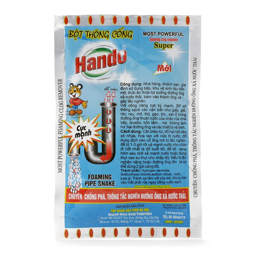 Bột thông cống Hando 100g Nội Địa