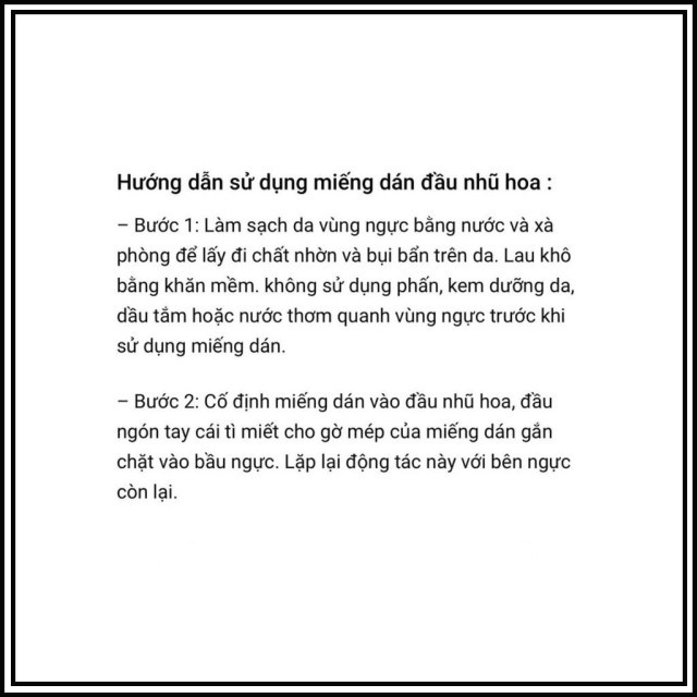 Miếng dán ngực silicon, che ti được sử dụng nhiều lần [Hộp 10 miếng]