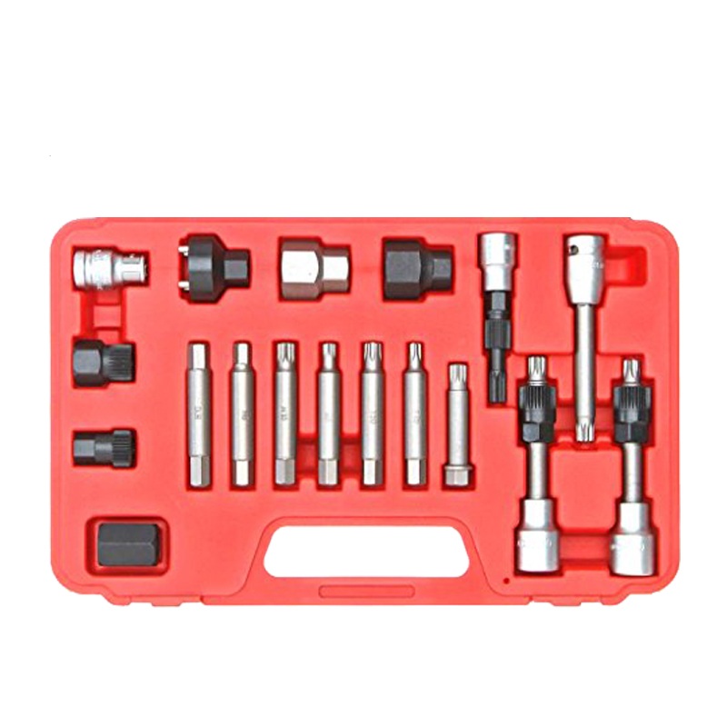 Bộ khẩu tháo puly máy phát 18 chi tiết
