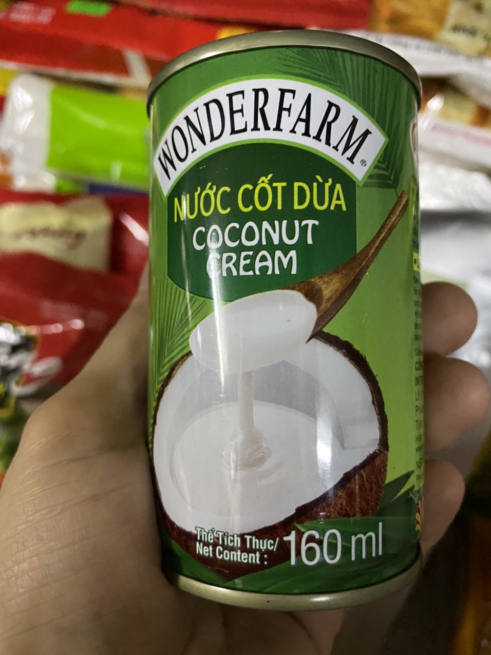 Nước cốt dừa Wonderfarm Lon 160ml