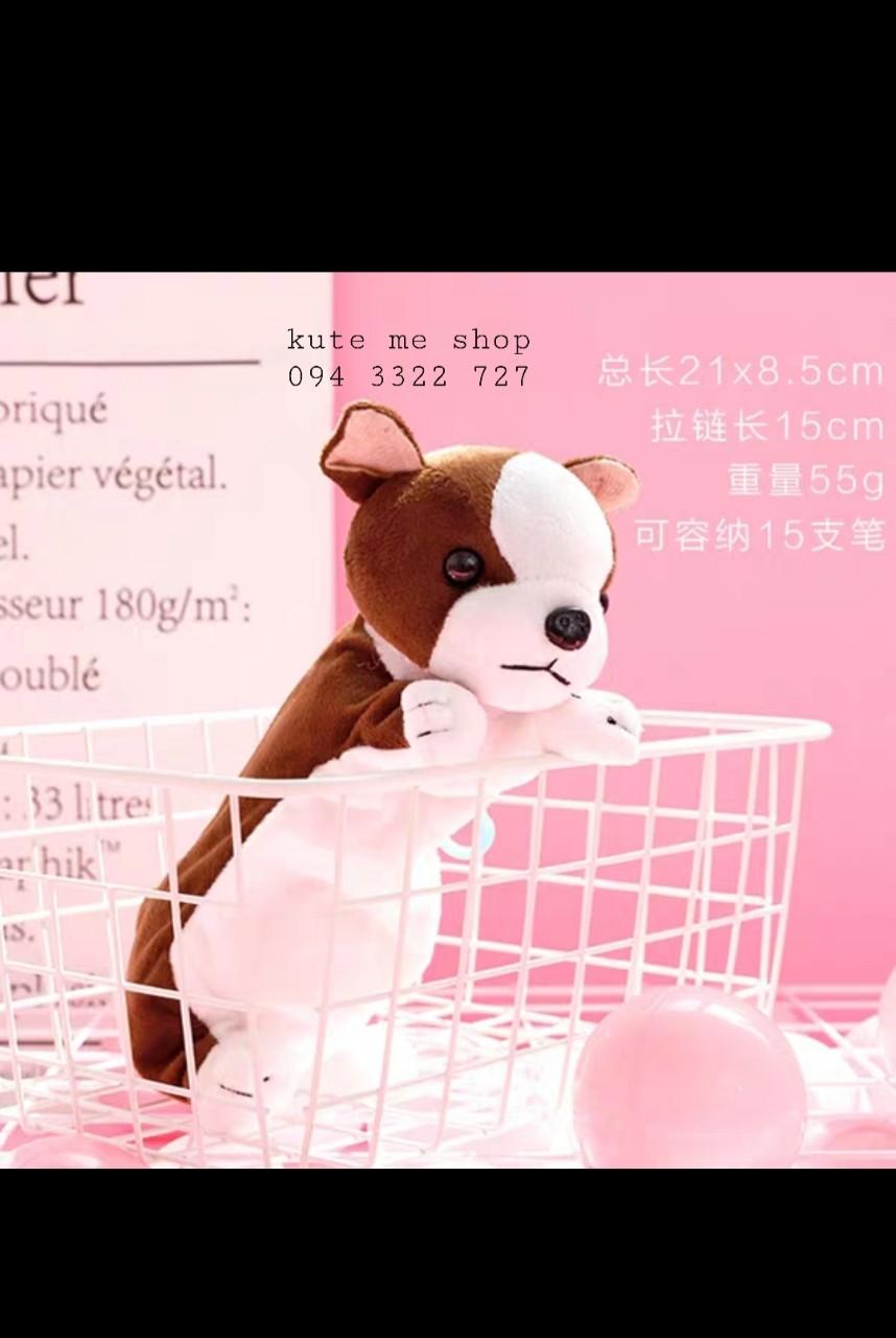 Bóp viết vải lông mềm siêu yêu 2D, 3D