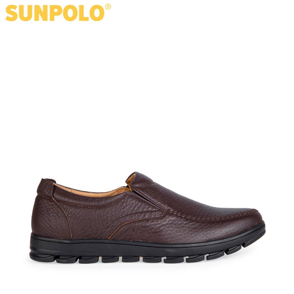 Giày Nam Da Bò Cao Cấp SUNPOLO MU1732 (Đen, Nâu)