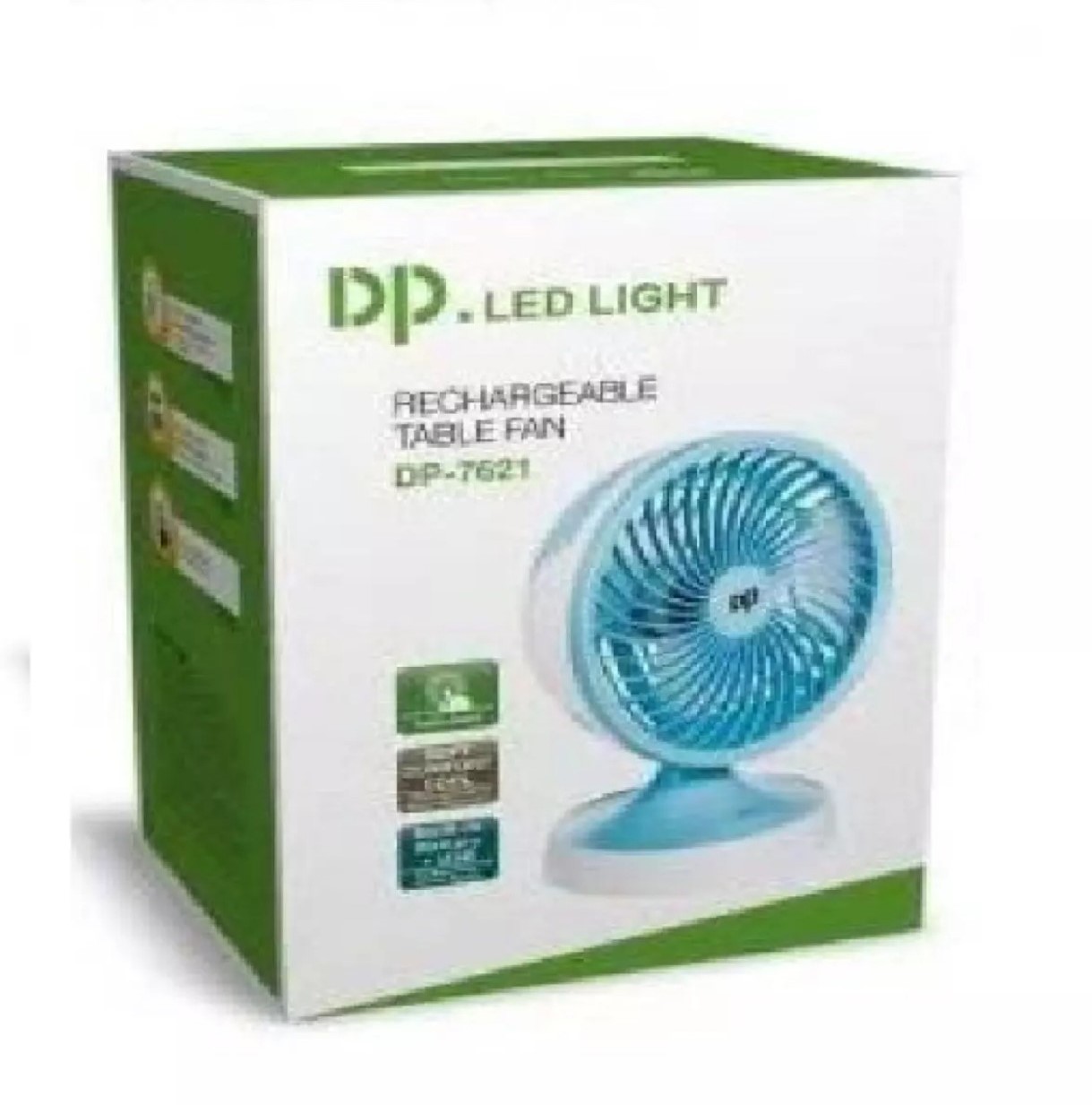 Quạt Sạc Kẹp Bàn Dp - 7608
