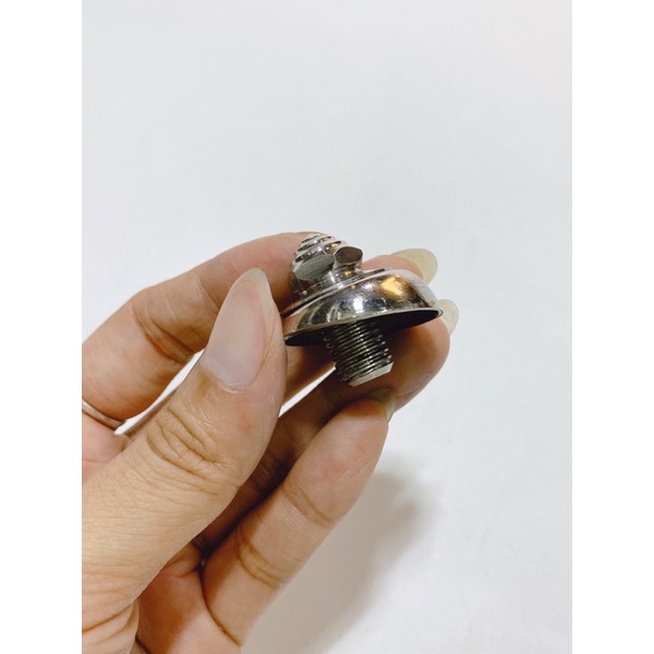 Ốc chụp kiếng inox kèm lông đền chống rung dàn áo lắp cho xe Wave