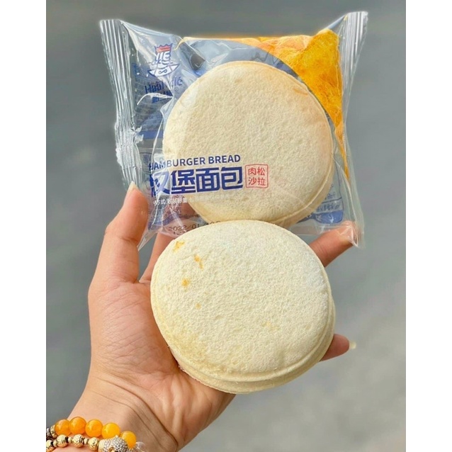 Bánh Hamburger nhân sữa chua ruốc siêu ngon