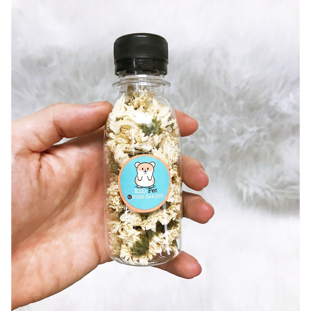[Hoàn tiền 10%]Hoa Cúc Sấy Khô Thức Ăn Cho Hamster