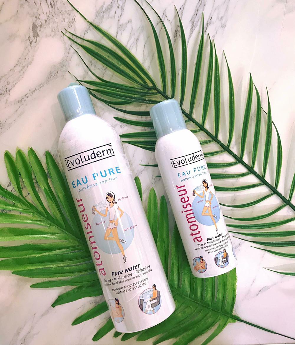 Xịt khoáng Evoluderm Atomiseur Eau Pure - Dưỡng ẩm cấp nước cho da