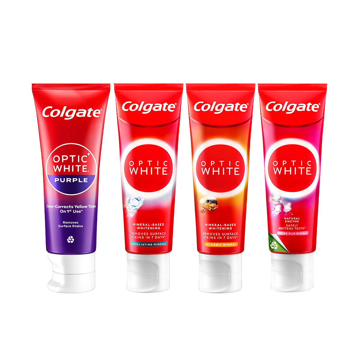 [Chỉ 15-17.7_X2 Voucher giảm đến 18%] Bộ sưu tập các vị kem đánh răng Colgate Optic White
