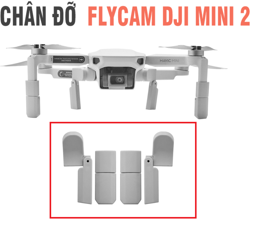 Chân đỡ flycam DJI mini2 /mini 2Se bằng nhựa - Phụ kiện flycam